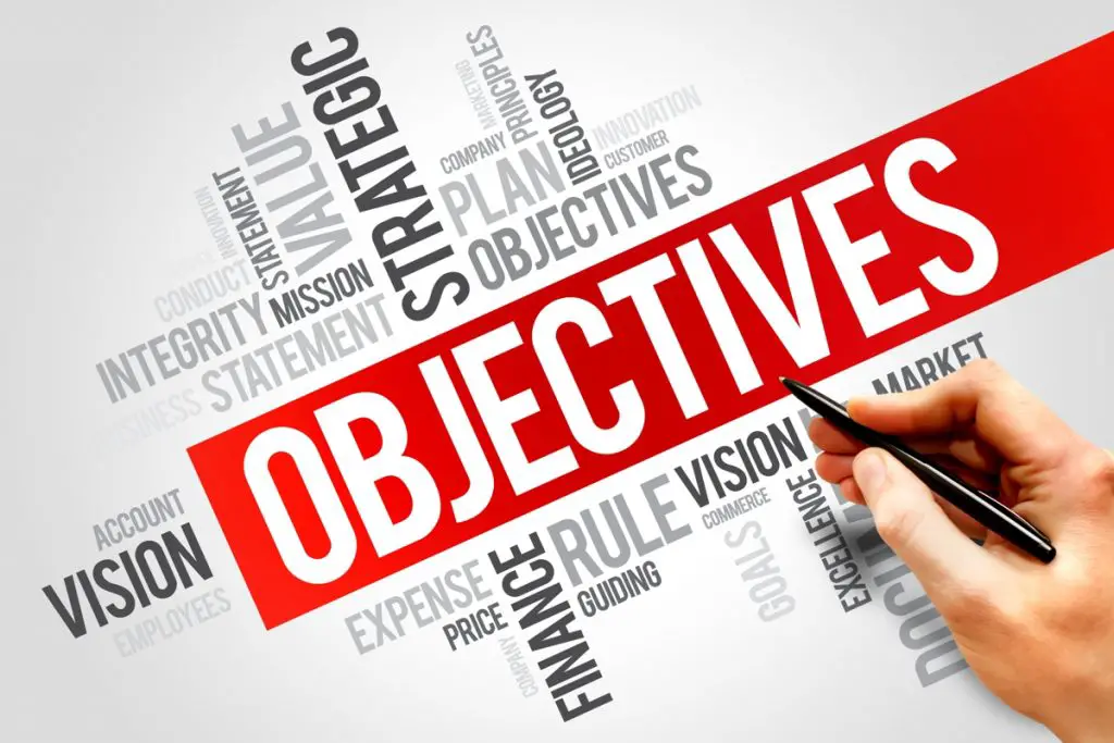 objectives in business plan