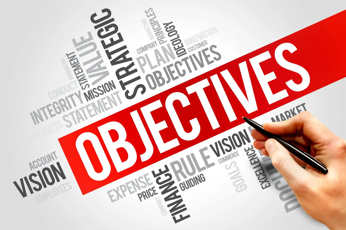 business objectives model template